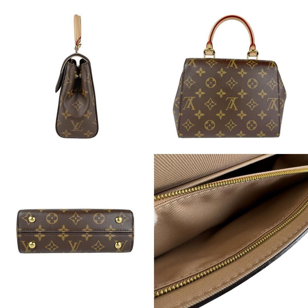 Louis Vuitton Bag Shoulder Cluny Canvas Brown Monogram Handbag